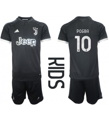 Juventus Paul Pogba #10 Tredje trøje Børn 2023-24 Kort ærmer (+ korte bukser)